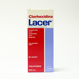 LACER COLUTORIO CLORHEXIDINA 1 ENVASE 200 ML