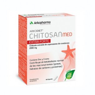 ARKODIET CHITOSAN EXTRA FORTE MED 500 MG 60 CAPSULAS
